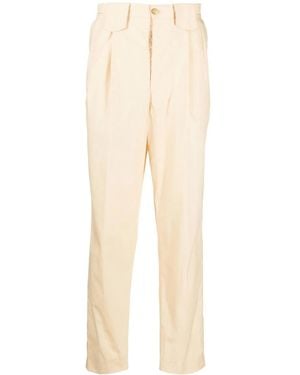 Nanushka Pleat-Detail High-Waisted Pants - Natural