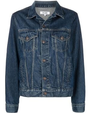 RE/DONE 90S Oversized Trucker Denim Jacket - Blue