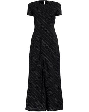 Proenza Schouler Striped Maxi Dress - Black