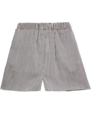 Frankie Shop Lui Striped Boxer Shorts - Gray