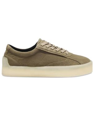 HUGO Platform Suede Trainers - Green
