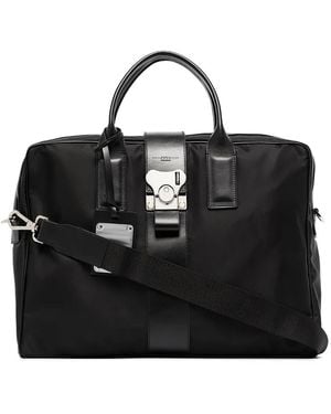 Fpm Milano Bank On The Road Leather-Trim Briefcase - Black