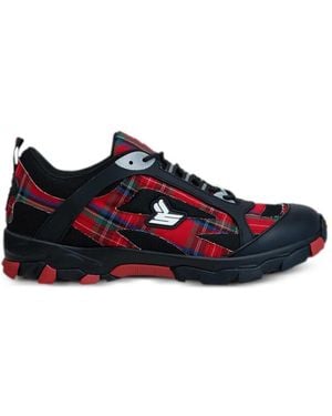 Eric Emanuel Sicko Tartan Sneakers - White