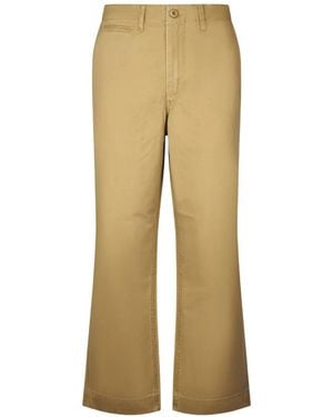 Roy Rogers Workwear Logo-Patch Trousers - Natural