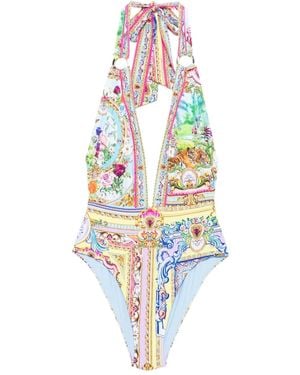 CAMILLA Bañador estampado - Blanco