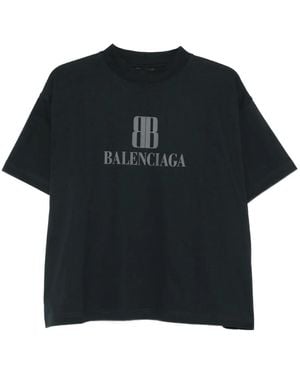 Balenciaga ロゴ Tシャツ - ブラック