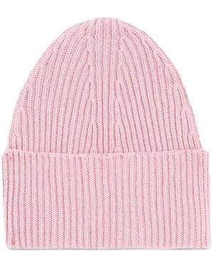 Another Tomorrow Cashmere Beanie Hat - Black