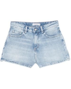 ICON DENIM Five-Pocket Shorts - Blue
