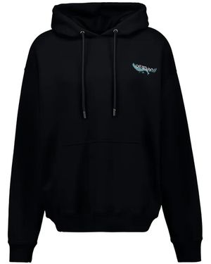 Off-White c/o Virgil Abloh Moon Skate Hoodie - Black