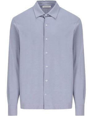 Cruciani Camicia Con Polsini - Blu