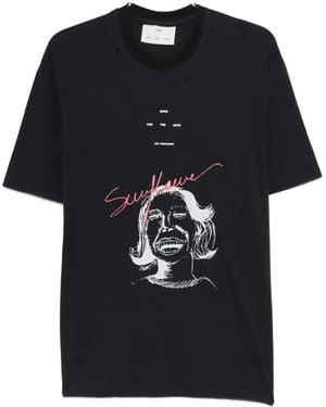 Song For The Mute Graphic-Print T-Shirt - Black