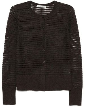 Mark Kenly Domino Tan Kessy Vest Van Merinowol - Zwart