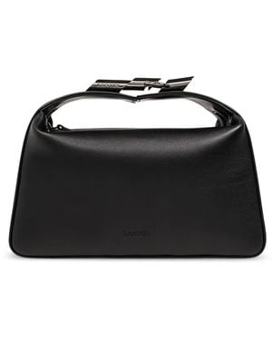 Lanvin レザー トートバッグ - ブラック
