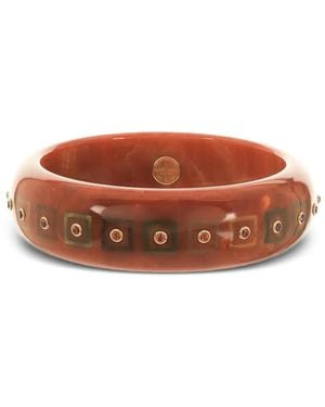Mark Davis 18K Spessartite Garnet Bangle - Brown