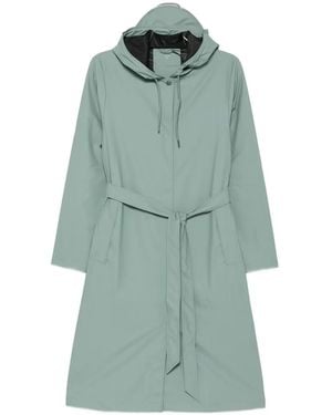Rains A-Line Hooded Jacket - Green
