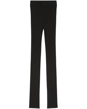 Rodebjer Gerippte Strickhose - Schwarz