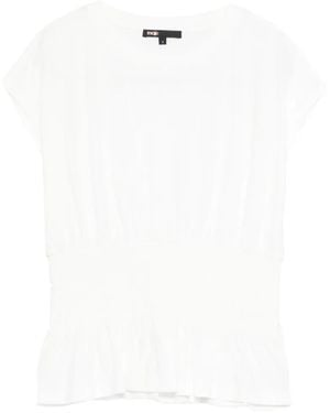 Maje Ruffled Top - White