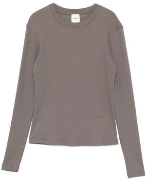 Nanushka Long-Sleeve Top - Grey