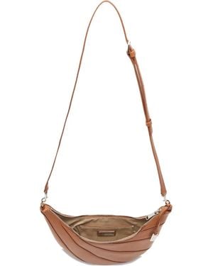 Joy Gryson Crescent-Shaped Zipped Shoulder Bag - White