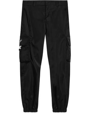 Prada Cargohose Mit Geradem Bein - Schwarz