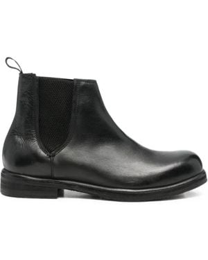 F.LLI RENNELLA Bottines Chelsea En Cuir - Black