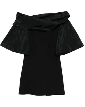 STAUD Harper Mini Dress - Black