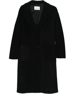 Manuel Ritz Wool-Blend Coat - Black