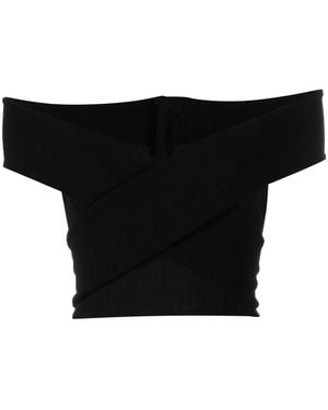 RTA Guadalupe Off-Shoulder Top - Black