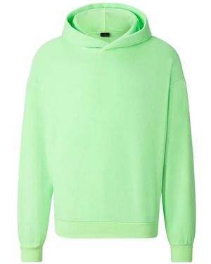 Bogner Fire + Ice Hoodie En Polaire À Patch Logo - Green