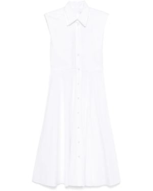 Viktor & Rolf Vestido camisero a capas - Blanco