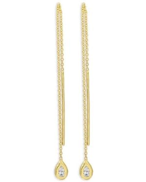 Octavia Elizabeth 18K Nesting Gem Diamond Earrings - White
