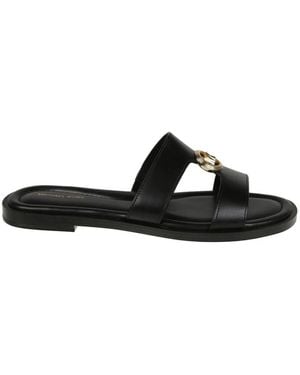 MICHAEL Michael Kors Logo Sandals - Black