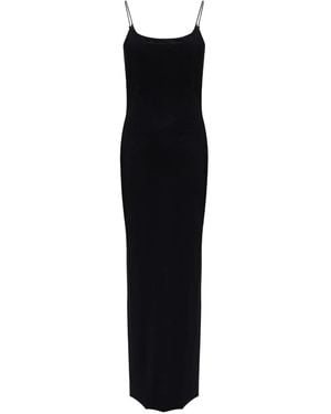 MM6 by Maison Margiela Spaghetti-Strap Maxi Dress - Black