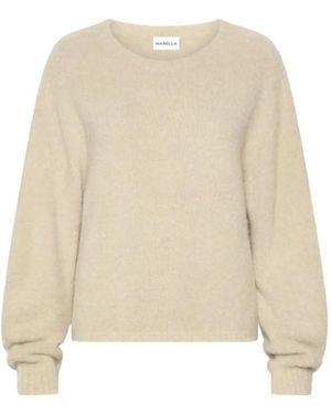 Marella Crew-Neck Sweater - Natural
