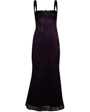 Florence & Fortitude Channing Lace-Overlay Maxi Dress - Blue