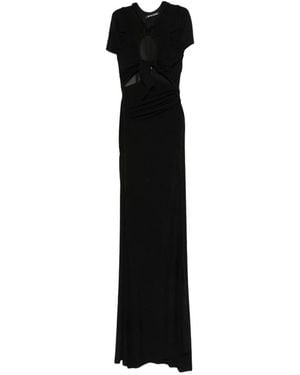 OTTOLINGER Tie-Detail Maxi Dress - Black