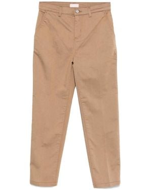 Liu Jo Logo-appliqué trousers - Neutro