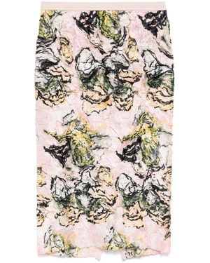 JNBY Graphic-Print Skirt - White