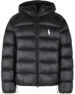 Polo Ralph Lauren Bomber Jacket Quilted Puffer Jacket - Black