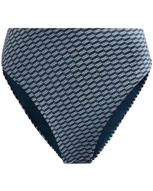 Kith Bas De Bikini À Motif Monogrammé - Blue