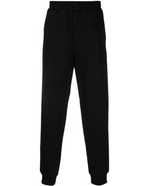 Helmut Lang Logo-Print Cotton Track Trousers - Black