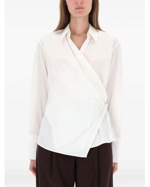 Helmut Lang Wrap button shirt - Weiß