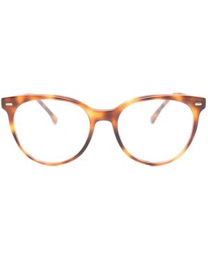 Carrera Occhiali Da Sole Tondi Con Effetto Tartarugato - Marrone