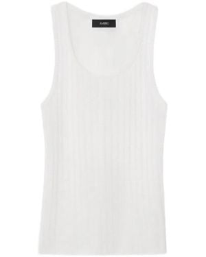Amiri Ma Rib Tank Top - White