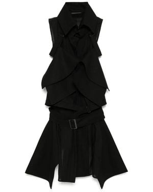 Yohji Yamamoto Belted Jacket - Black