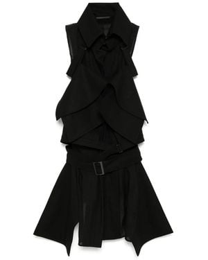 Yohji Yamamoto Belted Jacket - Black