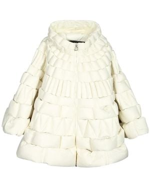 RAXXY Plumífero Con Cuello Alto - Blanco