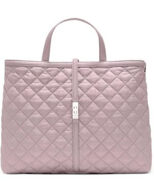 MZ Wallace Medium Astor Quilted Tote Bag - Pink