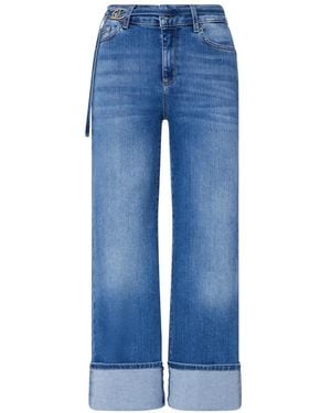 Liu Jo High-Waisted Flare Jeans - Blue