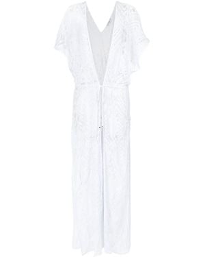 Amir Slama Knitted Beach Dress - White